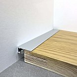 Плинтус TeckWood Micro М-6 Серебро матовое (анод.) - 