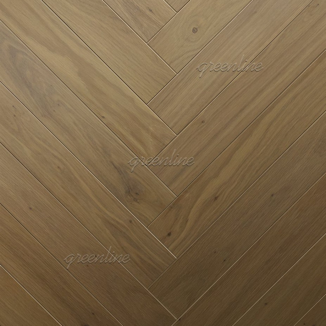 Паркет ёлка Greenline  714 Дуб Дрим 714 Дуб Дрим 11.2х127х510 - фото 1