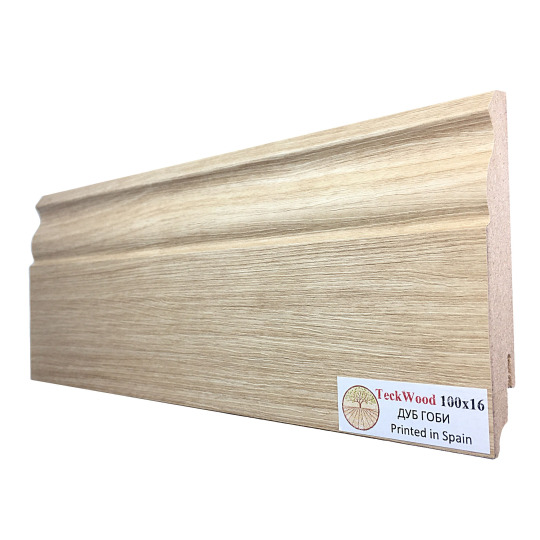 Плинтус TeckWood Цветной 100х16 Дуб Гоби - фото 2