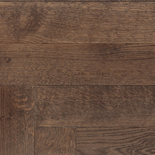 Паркет ёлка Brinel Английская ёлка Дуб Quality Дуб Quality 15х100х500 Рустик - фото 1