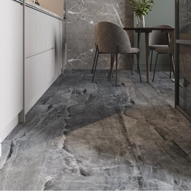Кварц виниловый ламинат Vinilam Ceramo Stone 91906 Колумбийский Камень
 - фото 3