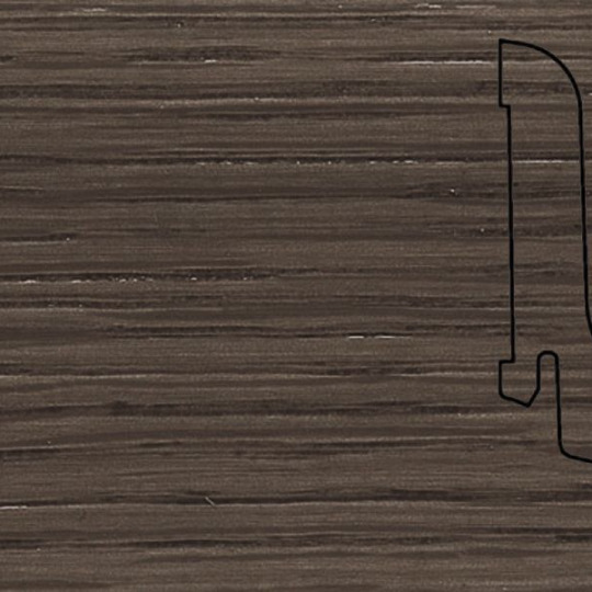 Плинтус Pedross 60х22 шпонированный - Дуб Вилликана - фото 1