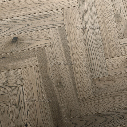 Паркет ёлка Greenline  153 Арагон Вилладж английская 153 Арагон Вилладж 15х95х520 - фото 1