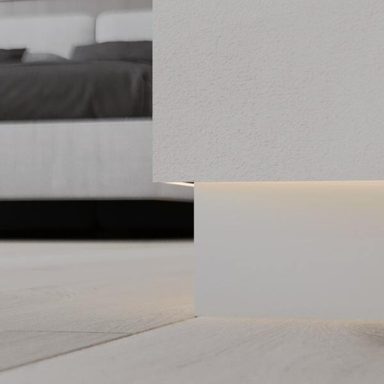 Плинтус Ликорн Скрытый С-02.2.2 Серебристый матовый - фото 3