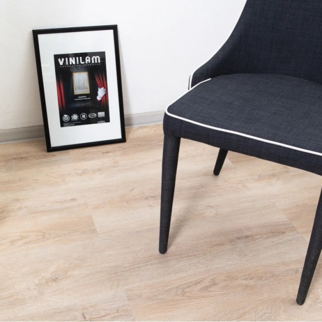 Кварц виниловый ламинат Vinilam Ceramo Wood 5548 Дуб Брюз - фото 2