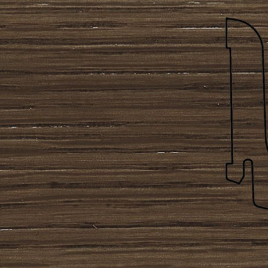 Плинтус Pedross 60х22 шпонированный - Дуб Авалон - фото 1