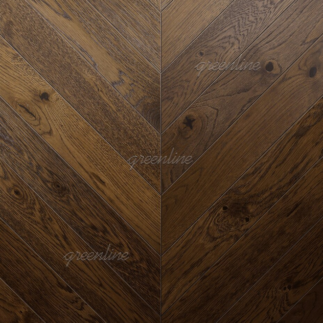 Паркет ёлка Greenline  406 Виамала французскаям 406 Виамала 15х125х600 - фото 2