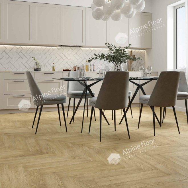Кварц виниловый ламинат Alpine Floor Parquet Premium ECO 19-3 Дуб Ваниль Селект - фото 2