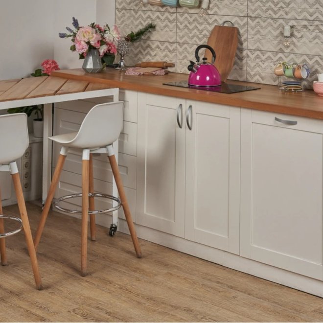 Кварц виниловый ламинат Vinilam Ceramo Wood 1014 Дуб Карона - фото 2