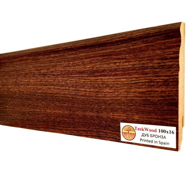 Плинтус TeckWood Цветной Дуб Бронза (Oak Bronze) - фото 2