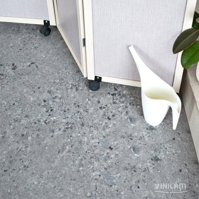 Кварц виниловый ламинат Vinilam Ceramo Stone Glue 71613 Терраццо клеевой - фото 4