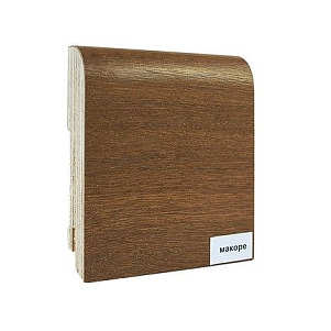 Плинтус Finitura Dekor  шпонированный Макоре 100х15х2400 R13-2