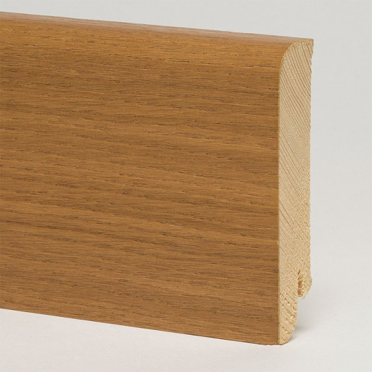 Плинтус Pedross 80х18 шпонированный - Дуб Коньяк - фото 1