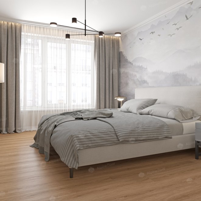 Кварц виниловый ламинат Alpine Floor Ultra LVT ECO 5-21 Дуб Рыжий - фото 2