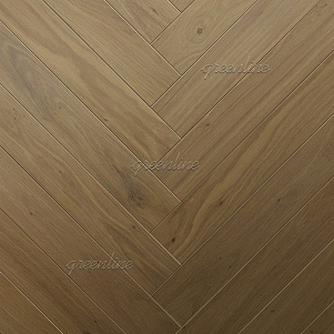 Паркет ёлка Greenline   714 Дуб Дрим 11.2х100х510