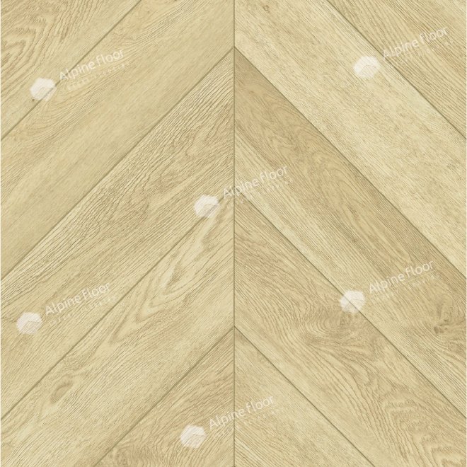 Кварц виниловый ламинат Alpine Floor Chevron Alpine ECO 18-2 Дуб Ваниль Селект - фото 1
