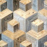 Стеновые панели Flitch Декоративные панели Кубы Сосна - 
