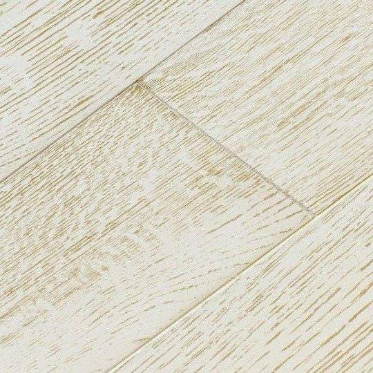 Массивная доска Стародуб Стародуб Дуб Эмаль белая с патиной золото- фото 1