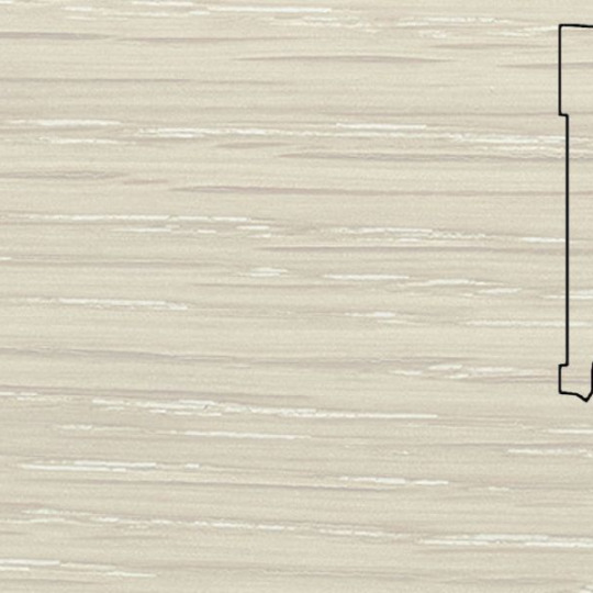 Плинтус Pedross 70х15 шпонированный - Дуб Арктика - фото 1