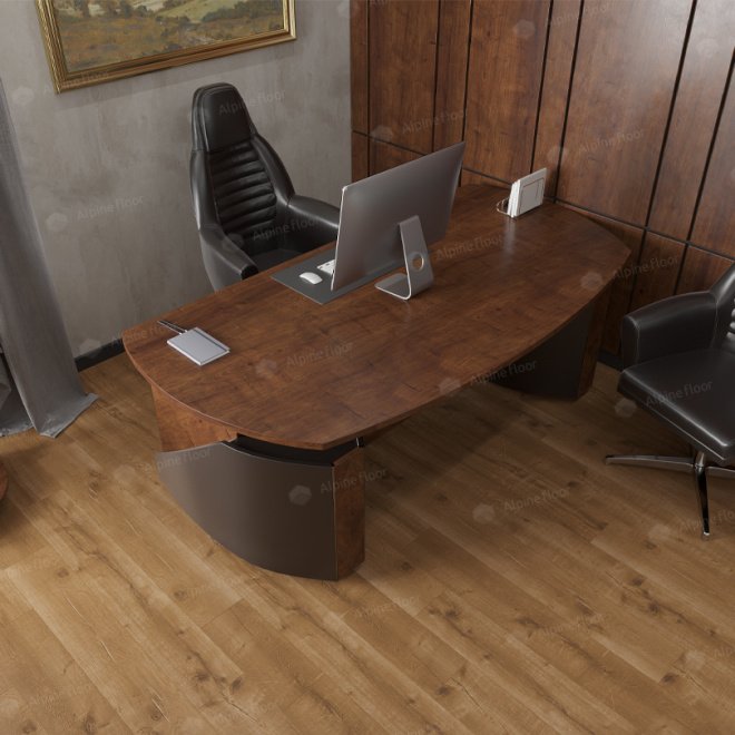Кварц виниловый ламинат Alpine Floor Real Wood ECO 2-1 Дуб Royal - фото 3