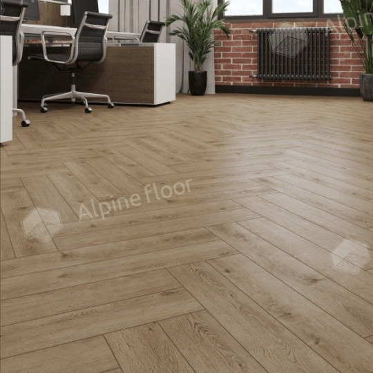 Ламинат Alpine Floor Herringbone 12 Pro Herringbone 12 Pro Дуб Прованс LF106-07 - фото 2