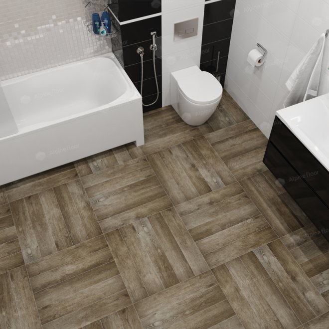 Кварц виниловый ламинат Alpine Floor Expressive Parquet ECO 10-6 Американское Ранчо - фото 3