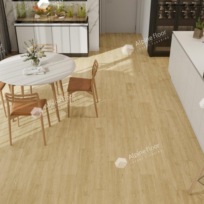 Кварц виниловый ламинат Alpine Floor Ultra LVT ECO 5-23 Дуб Кремовый - фото 3