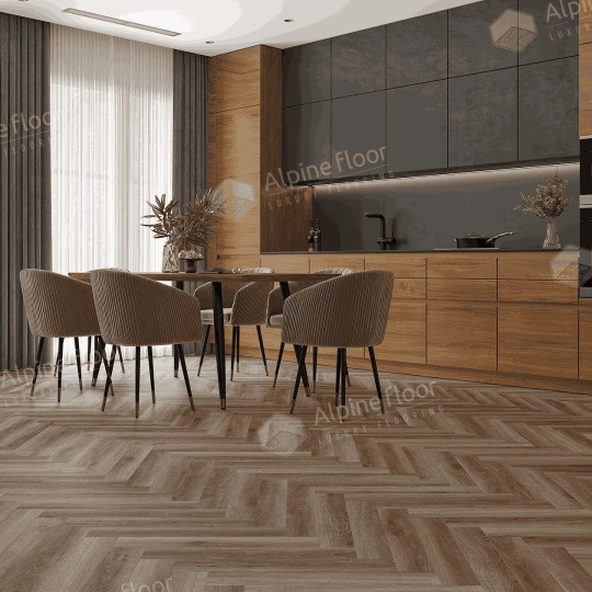 Ламинат Alpine Floor Herringbone 12 Pro Herringbone 12 Pro Дуб Пикардия LF106-14 - фото 2