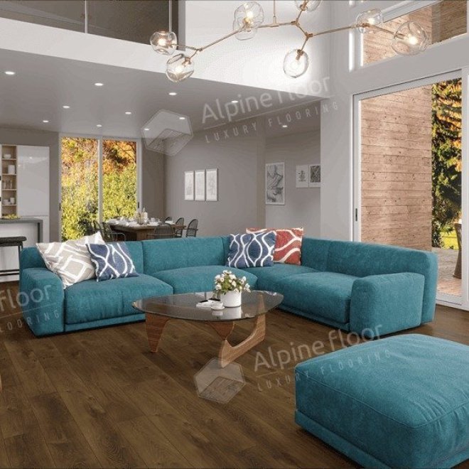 Кварц виниловый ламинат Alpine Floor Liberty Loose Lay LVT ECO 23-4 Дуб Натуральный изысканный

5 мм - фото 4