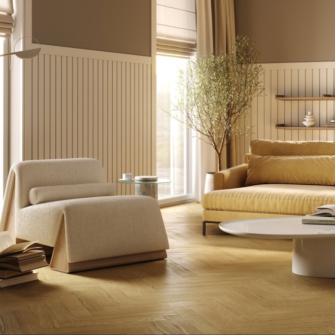 Кварц виниловый ламинат Quartz Parquet Штучный 44-33429 Дуб Рейн - фото 2