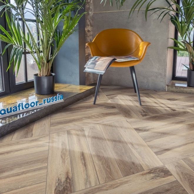 Кварц виниловый ламинат Aquafloor Space Parquet Light AF4502PQL - фото 2