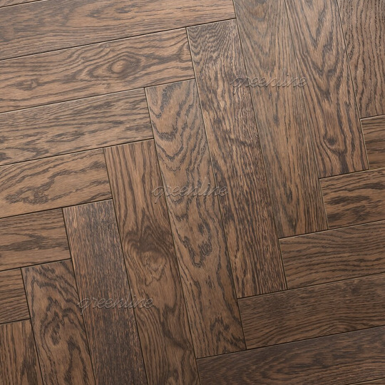 Паркет ёлка Greenline  3104 Дуб Taverna английская - фото 2