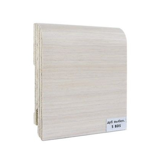 Плинтус Finitura Dekor шпонированный Дуб выбеленный 5BDS - фото 1
