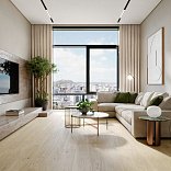 Паркетная доска Esta Parket 1-полосная доска 11285 Oak Nordic S Sandstone - 1