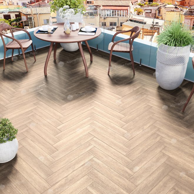 Кварц виниловый ламинат Alpine Floor Parquet LVT ECO 16-10 Макадамия - фото 3