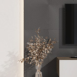 Стеновые панели Ликорн Круги Графит - 2