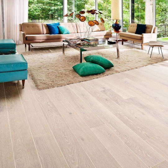 Паркетная доска Kahrs Дуб Снег (Snow) - фото 5