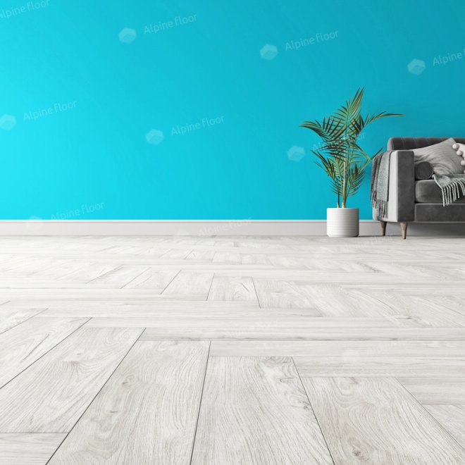 Кварц виниловый ламинат Alpine Floor Parquet LVT ECO 16-11 Снежный - фото 3