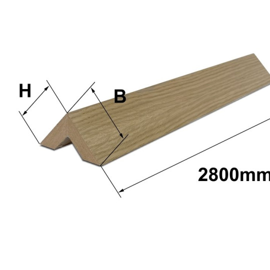Лайтбрус Finitura Dekor 2-х сторонний шпонированный Дуб - фото 2