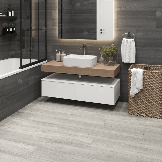 Кварц виниловый ламинат Alpine Floor Premium XL ECO 7-14 Дуб Платина - фото 2