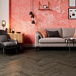 Паркет ёлка Esta Parket Herringbone 14005 Oak HB BC Lava Grey - 1