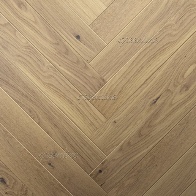 Паркет ёлка Greenline  718 Дуб Сенд 718 Дуб Сенд английская 12х100х500 - фото 2