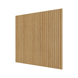 Стеновые панели Ликорн Полосы Орех светлый - 1