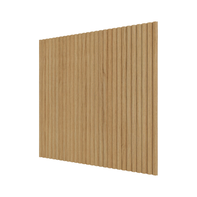 Стеновые панели Ликорн Полосы Орех светлый - фото 2