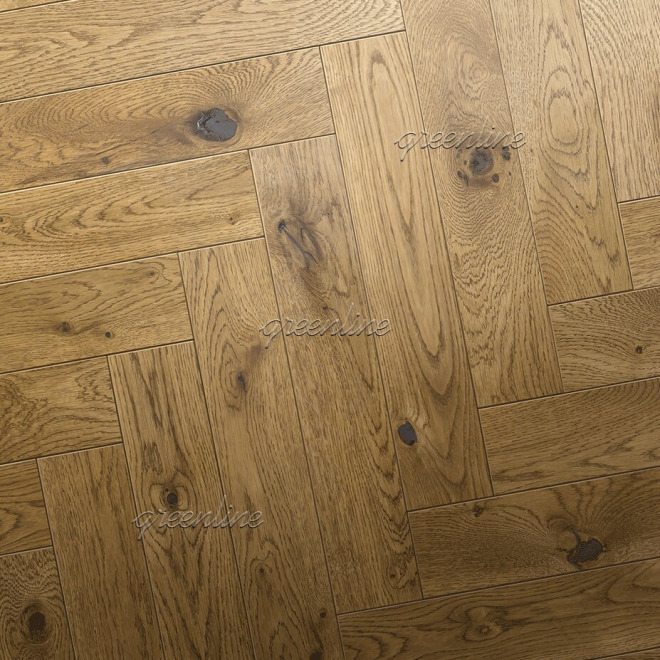 Паркет ёлка Greenline  141 Майорка Вилладж английская 141 Майорка Вилладж 15х125х520 - фото 2