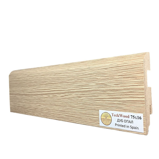 Плинтус TeckWood Цветной 100х16 Дуб Опал - фото 1