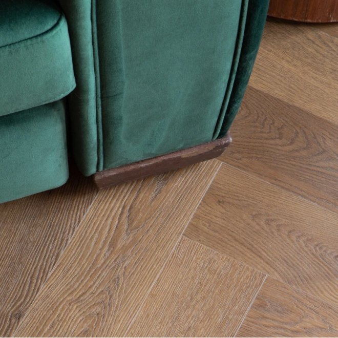 Кварц виниловый ламинат Vinilam VinilPol Herringbone 9911 Паркет Пикассо - фото 3