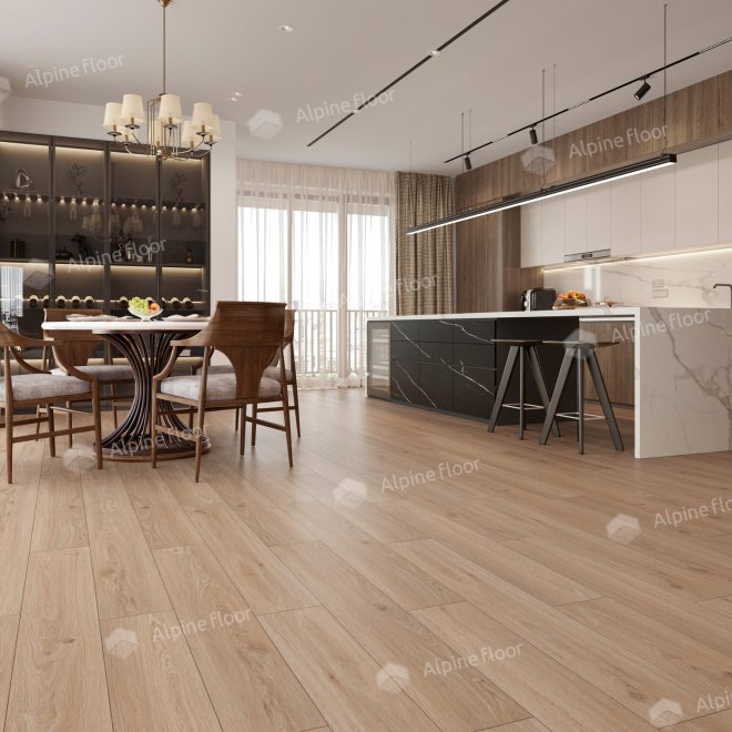 Кварц виниловый ламинат Alpine Floor Ultra LVT ECO 5-28 Дуб Модера - фото 2