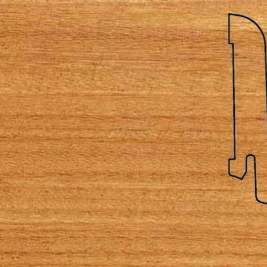 Плинтус Pedross 60х22 шпонированный - Афрормозия - фото 1