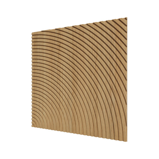 Стеновые панели Ликорн Круги Орех светлый - фото 1